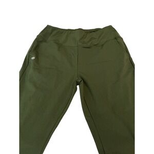 Gradual Joggers Women Large Olive Green Excellent Athletic Pockets Drawstring